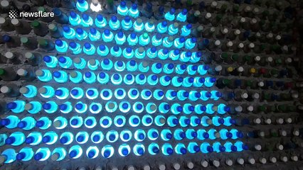 This house in Vietnam is made from almost 9,000 discarded plastic bottles