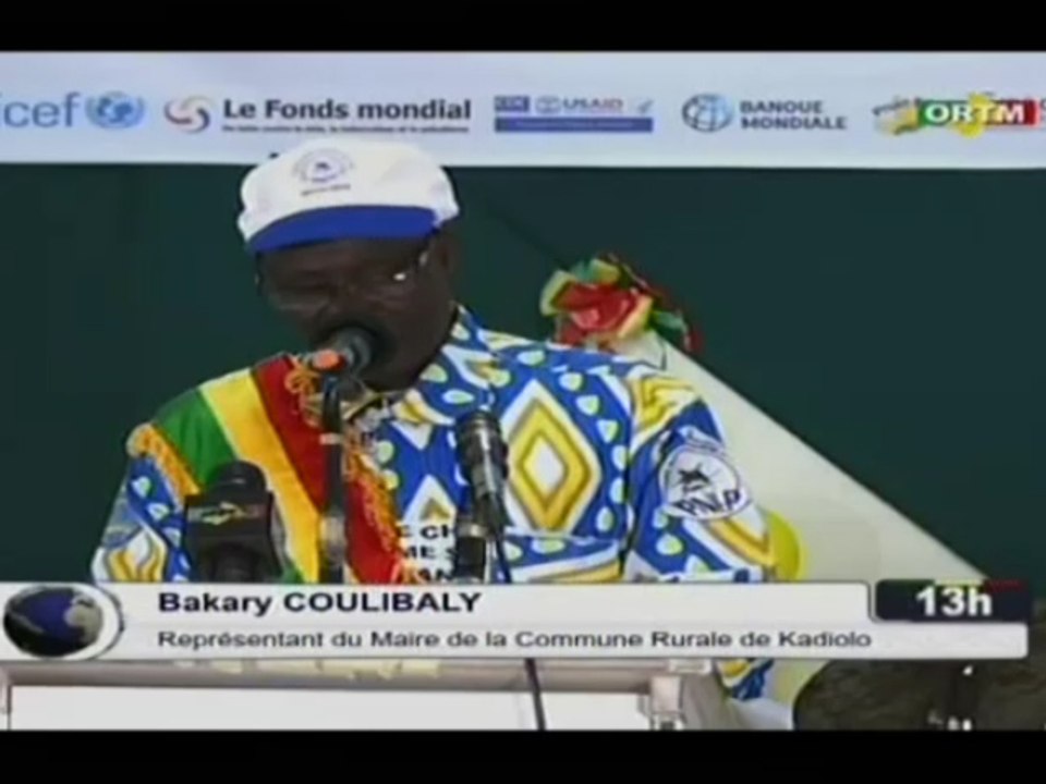 ORTM/Santé -  Lancement de la campagne de vaccination de la chimioprévention du paludisme par le Ministre de la santé à Kadiolo