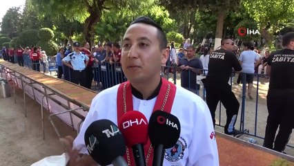 Hatay’da ‘Künefe atma’ yarışması gerçekleşti