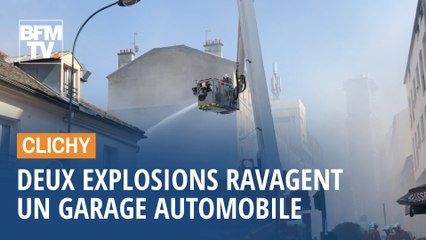 Clichy: deux violentes explosions soufflent un garage automobile