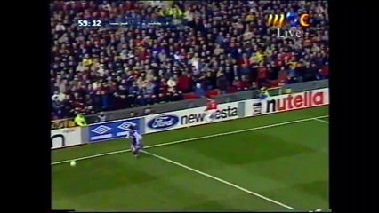 الشوط الثاني مباراة مانشستر يونايتد و فيورنتينا 3-1 دوري ابطال اوروبا 2000