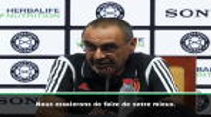 Juventus - Sarri : "Contre l'Inter ? Pas un match comme les autres"