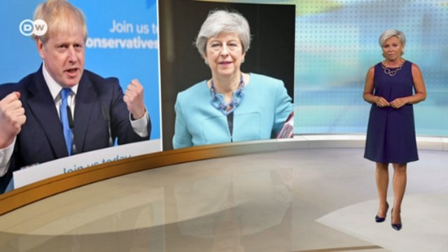 Без пяти минут британский премьер Джонсон о Путине, парандже и Брекзите. DW Новости (23.07.2019)