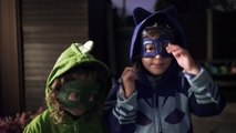 Vida real PJ máscaras filme - PJ máscaras VS Luna menina & balão gigante - PJ máscaras episódios