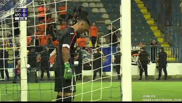 Tomas De Vincenti penalty Goal HD - Sutjeska 0 - 1 APOEL - 23.07.2019 (Full Replay)