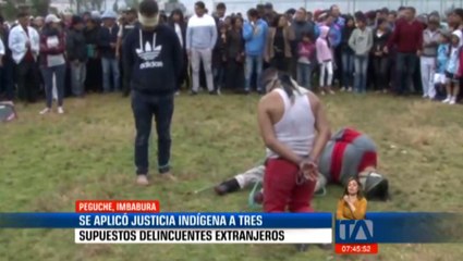 Aplican "Justicia Indígena" a tres delincuentes venezolanos