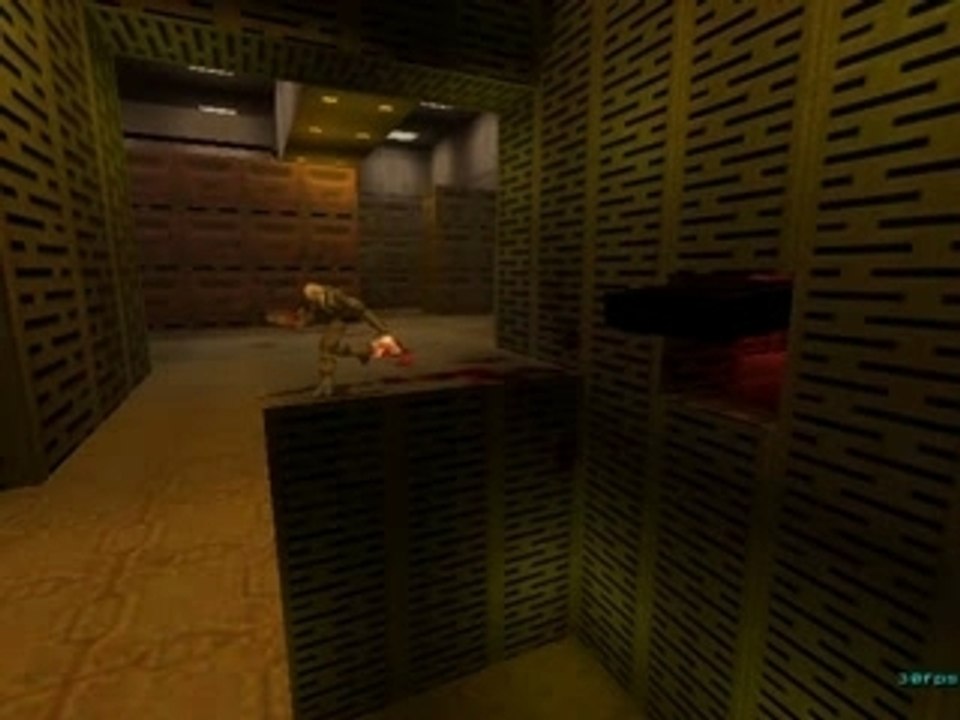 Quake2, A holiday in the Dangerzone, warehouse unit, part 2