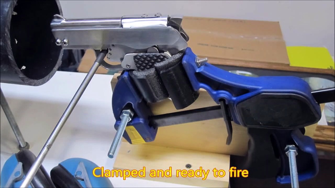 DIY Sheet Metal Self-Loading Pistol in .25 ACP - Episode XI (First  fire)