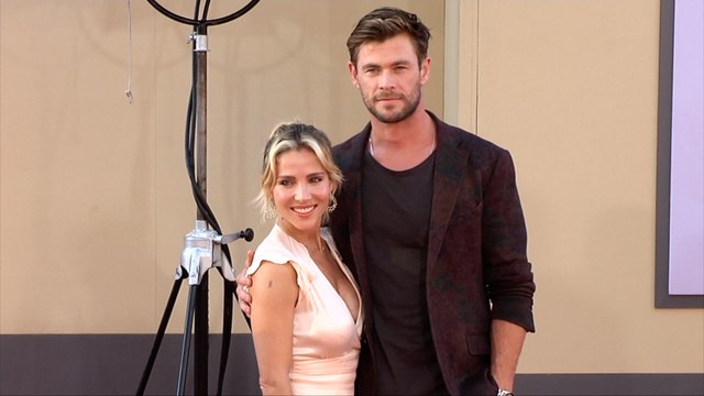 Elsa Pataky and Chris Hemsworth Once Upon a Time in Hollywood World Premiere Red Carpet