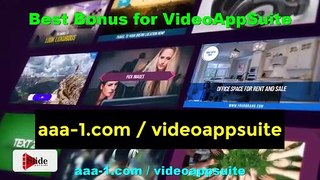 VideoApp Suite VideoAppSuite Demo and Best Bonus