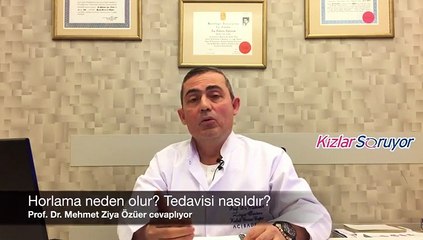Prof. Dr. Mehmet Ziya Özüer – Horlama neden olur?
