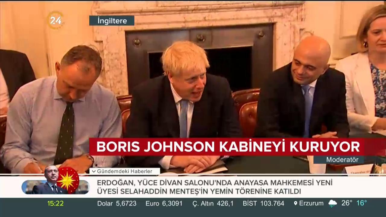 Boris Johnson kabineyi kuruyor