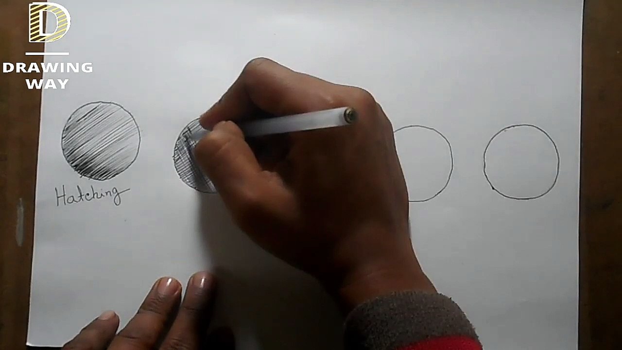 Basic pen_pencil sketching Teps for beginners in Hindi ( 392 )