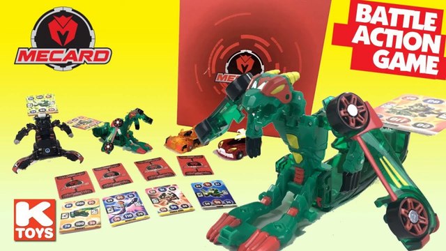 TURNING MECARD Toys Mecardimals Tero Kangshi Transforming Cars Battle Card Game || Keith's Toy Box