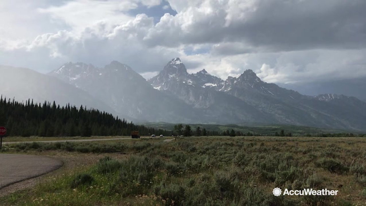 AccuWeather's Great American Road Trip: A rainy day at Grand Teton