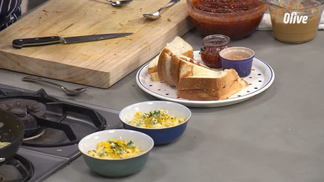 마카로니 앤 치즈 만들기 2 & 피넛버터 앤 젤리 샌드위치 마무리