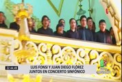Juan Diego Flores y Luis Fonsi se reúnen en concierto de jóvenes talentos de la Orquesta Sinfónica