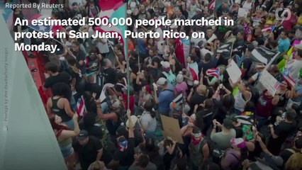 Half A Million Puerto Ricans Took To The Street To Demand Gov's Resignation
