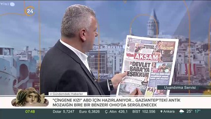 AKŞAM'IN MANŞETİ: DEVLET BABA'YA TEŞEKKÜR