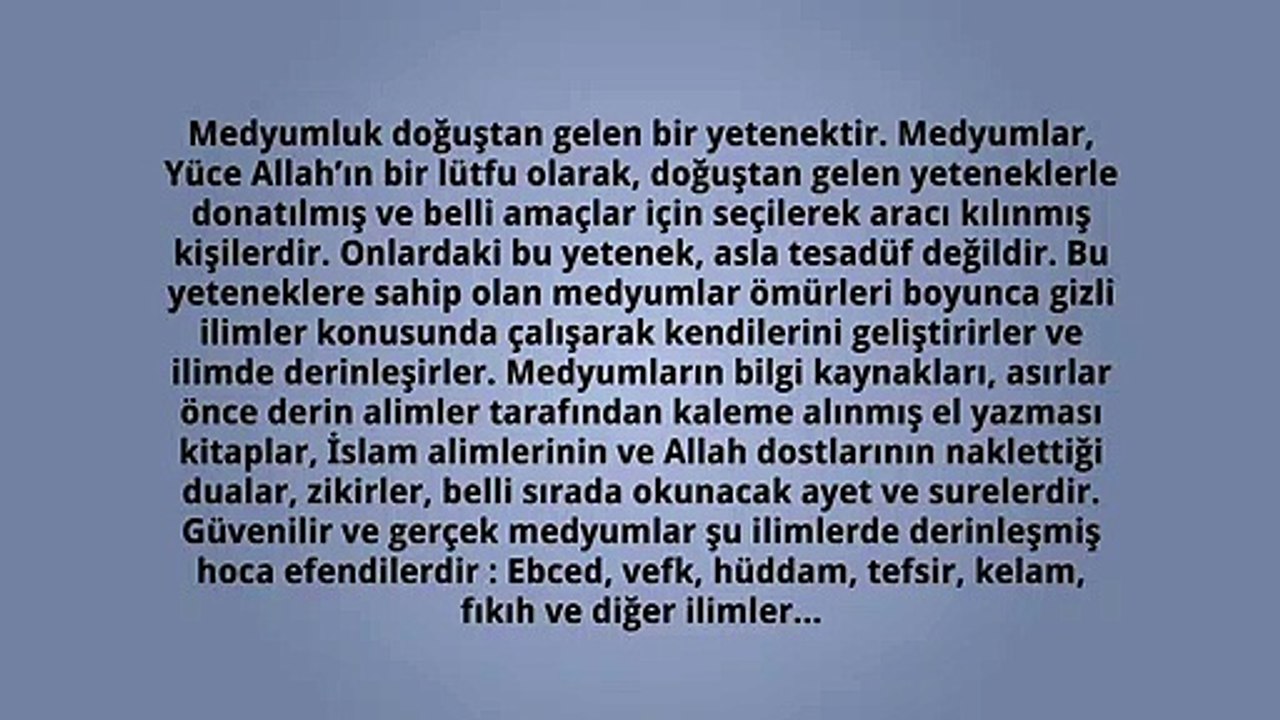 sahtekar medyumlar