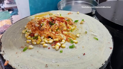 Mexican Fusion Dosa with Loads of Cheese _ Indian Street Food