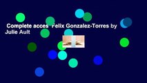 Complete acces  Felix Gonzalez-Torres by Julie Ault
