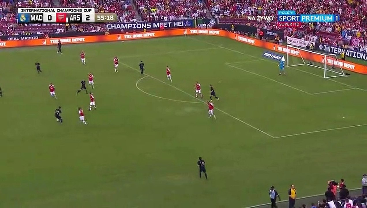 1-2 Gareth Bale GOAL - Real Madrid 1-2 Arsenal -  24 JUL 2019