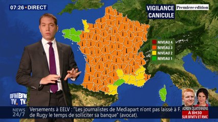La météo pour ce mercredi 24 juillet 2019