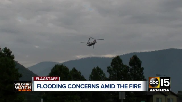 Flooding a concern for crews battling the Museum Fire north of Flagstaff