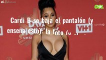 Cardi B se baja el pantalón (y enseña esto): la foto (y el vídeo) bomba