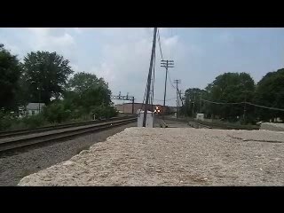 BNSF at rochelle with BN SD60M's !!!!