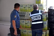 Adana'da 500 polisin katılımıyla gerçekleştirilen metil alkol operasyonunda 3 ton etil alkol ele geçirildi