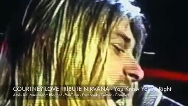 Courtney Love Tribute to Nirvana (Kurt Cobain)
