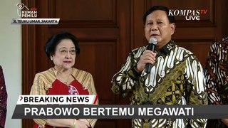 BREAKING NEWS - Ini Bahasan Prabowo dan Megawati, dari Nasi Goreng, Posisi Politik hingga Kongres