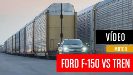 La camioneta Ford F-150 híbrida consigue mover 10 vagones de trenFHgoon7lg_1080p