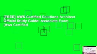 [FREE] AWS Certified Solutions Architect Official Study Guide: Associate Exam (Aws Certified