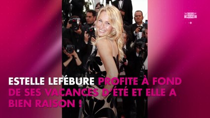 Estelle Lefébure : Topless sur la toile, elle fait tourner la tête de ses followers