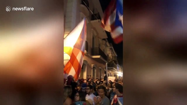 Puerto Ricans demand governor's resignation during ongoing protests in San Juan