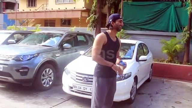 Malaal Movie Star Meezaan Jaffrey spotted at I Think Fitness Bandra