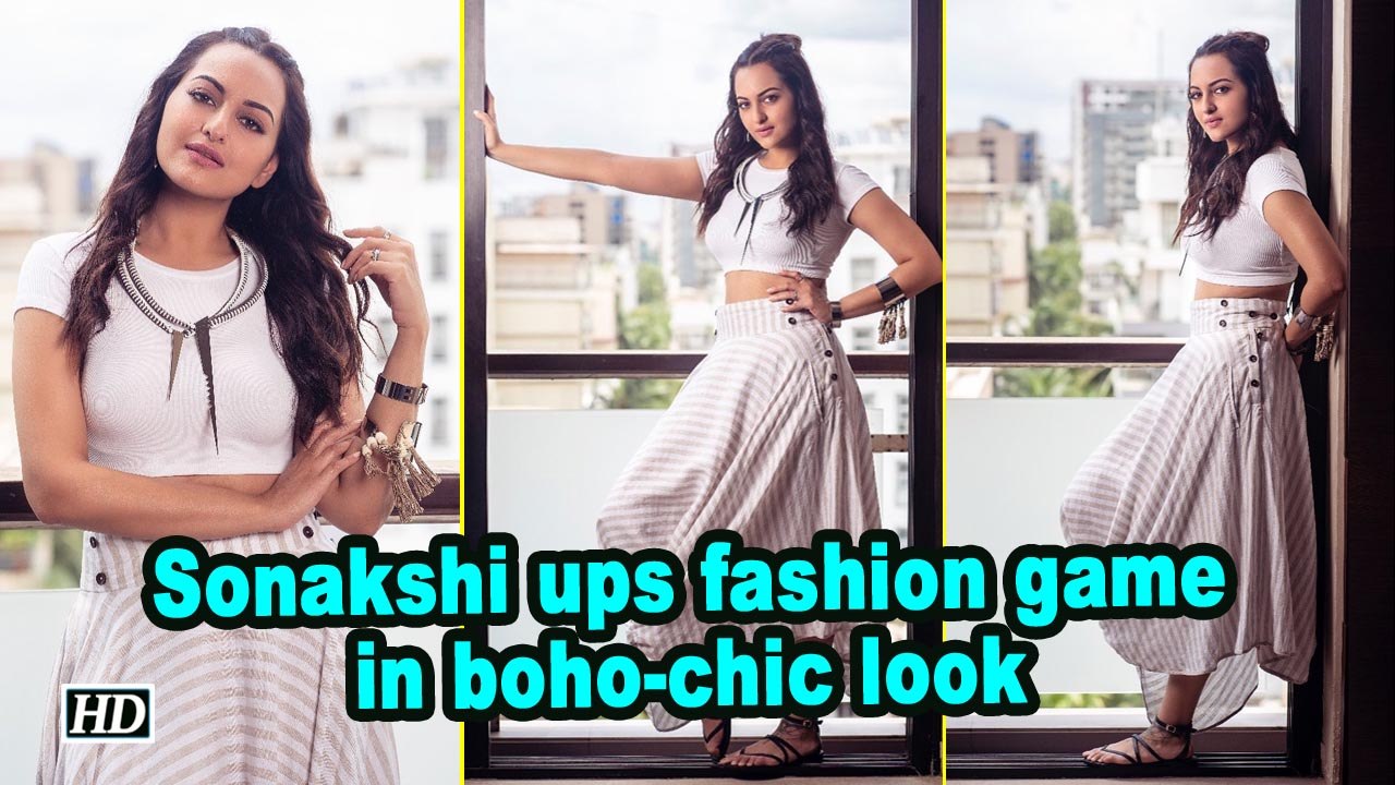 Sonakshi ups fashion game in boho-chic look