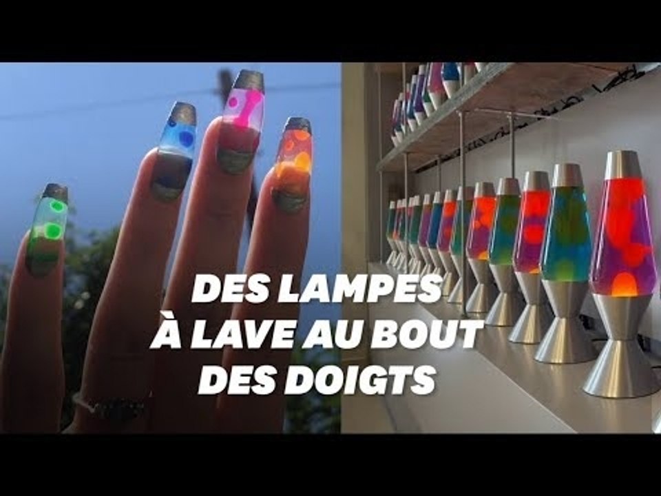 Des lampes à lave sur les doigts, la dernière lubie d'Instagram