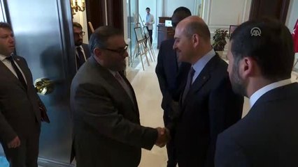 İçişleri Bakanı Soylu'nun kabulü