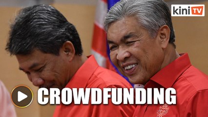 Zahid announces crowdfunding for Umno