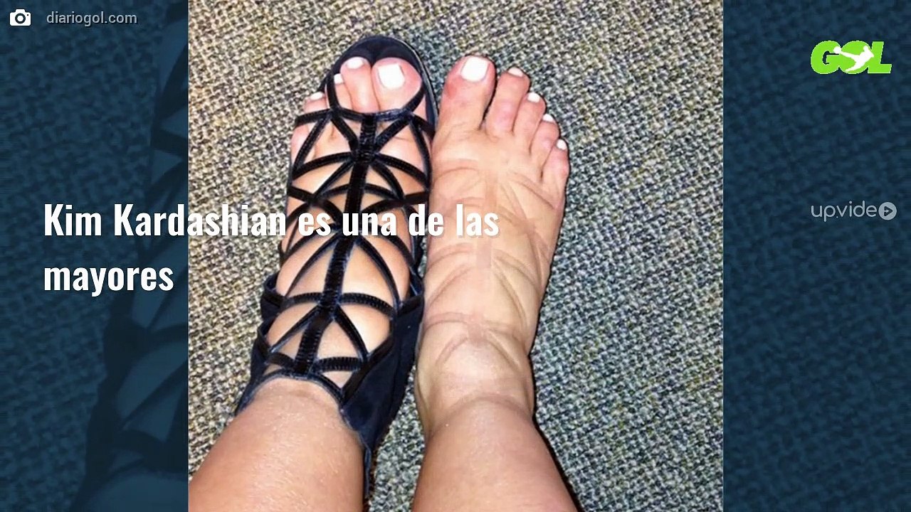 La foto del pie de Kim Kardashian (“¡Qué asco!”) que te dejará sin palabras