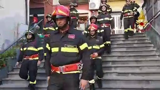 Maletto (CT) - Piazza intitolata ai due Vigili del Fuoco morti in esplosione (24.07.19)