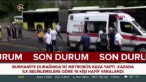 İstanbul Üsküdar'daki metrobüs kazası