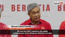 Zahid: Umno will not cooperate with parties working with DAP