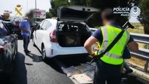 La Guardia Civil intercepta un taxi que transportaba marihuana