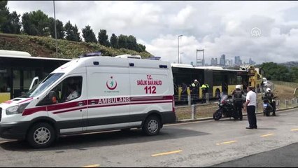 Üsküdar'da metrobüs kazası