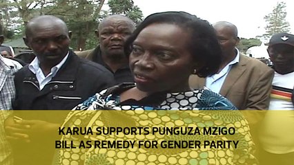 Karua supports Punguza Mzigo bill as remedy for gender parity